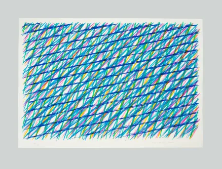 Litografia Dorazio - Reticolo