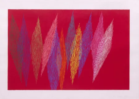 Litografia Dorazio - SENZA TITOLO