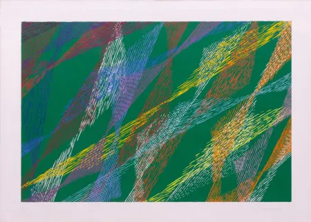 Litografia Dorazio - SENZA TITOLO