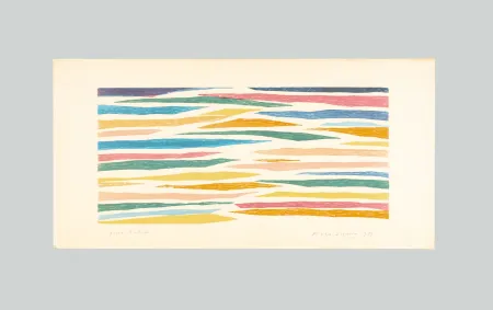 Litografia Dorazio - Senza titolo