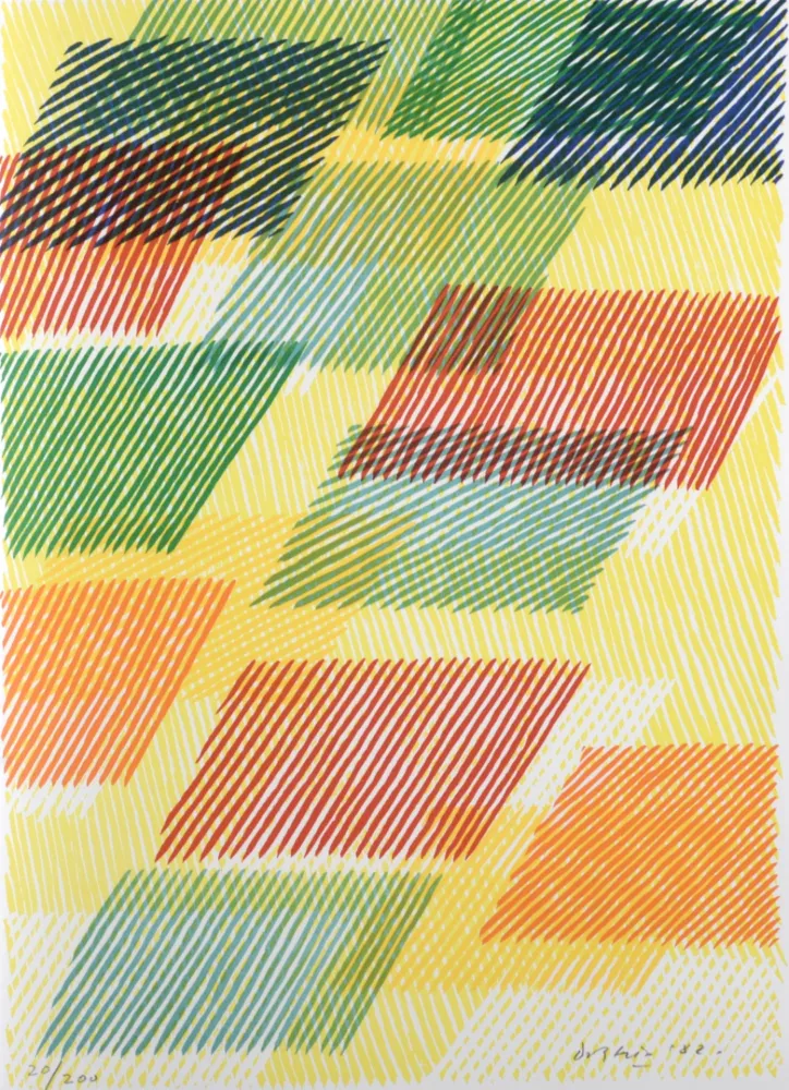 Litografia Dorazio - Un biologiste anxieux, 1987 - Hand-signed