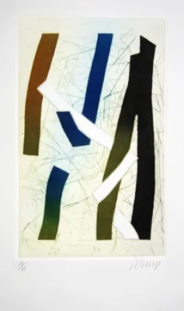 Acquatinta Dorny - Visage d'ombre 1