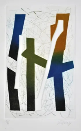 Acquatinta Dorny - Visage d'ombre 3