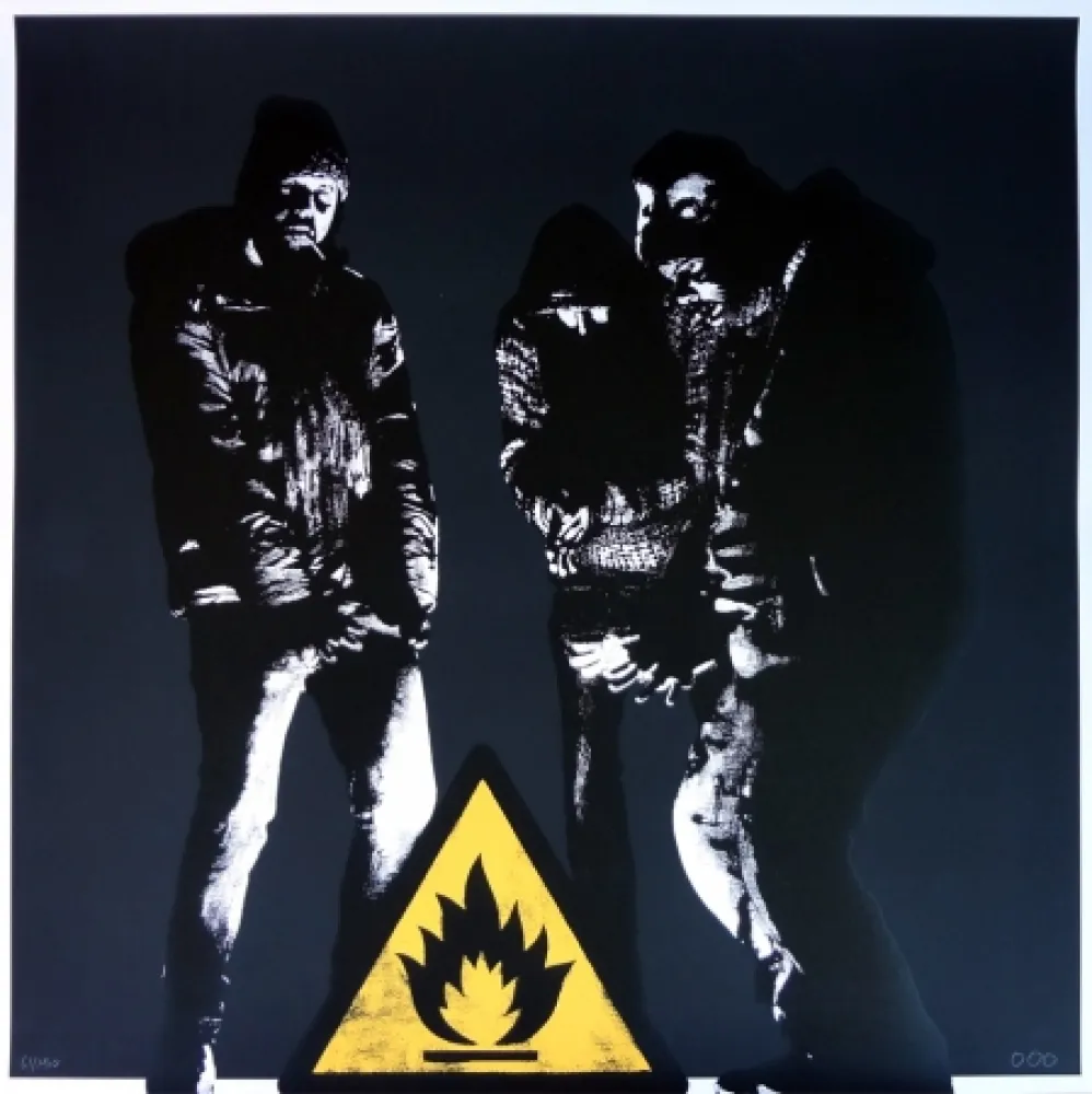 Serigrafia Dot Dot Dot - Bumfire (black - main edition)