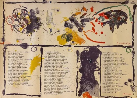 Litografia Dotremont - Abstrates