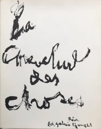 Libro Illustrato Dotremont - La Cheveure des Choses