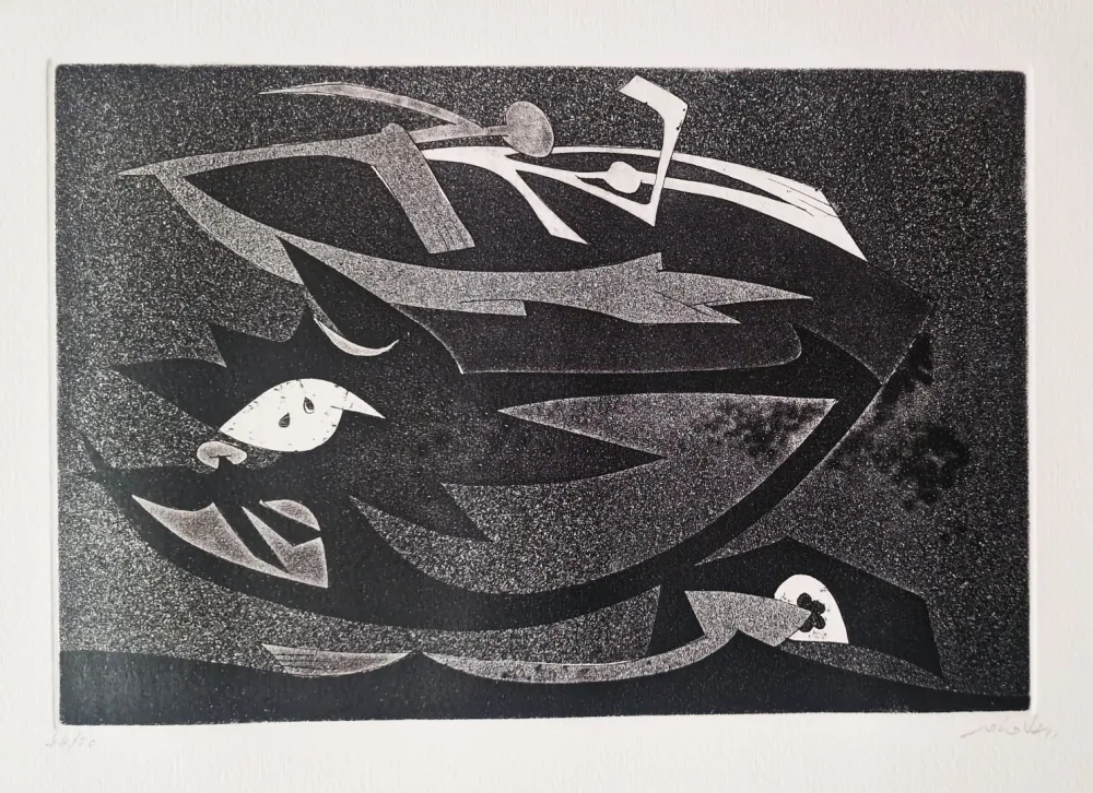 Acquaforte E Acquatinta Dova  - Senza titolo