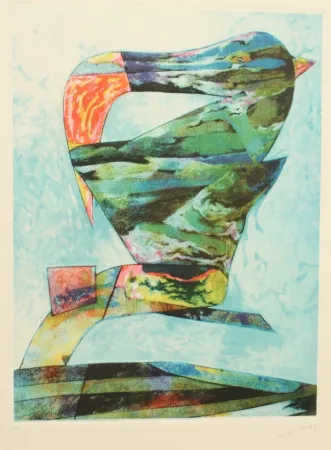 Acquaforte E Acquatinta Dova  - UCCELLO DI BRETAGNA