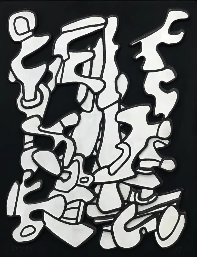 Serigrafia Dubuffet - ARBORESCENSES I