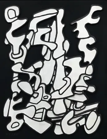 Serigrafia Dubuffet - ARBORESCENSES I