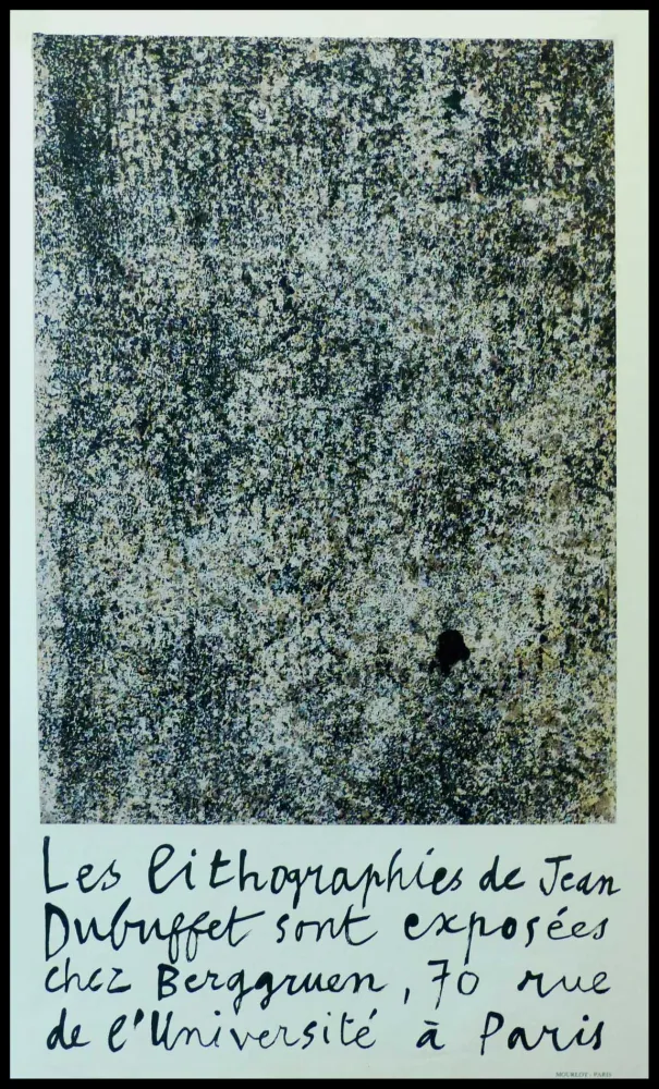 Manifesti Dubuffet - GALERIE BERGGRUEN 