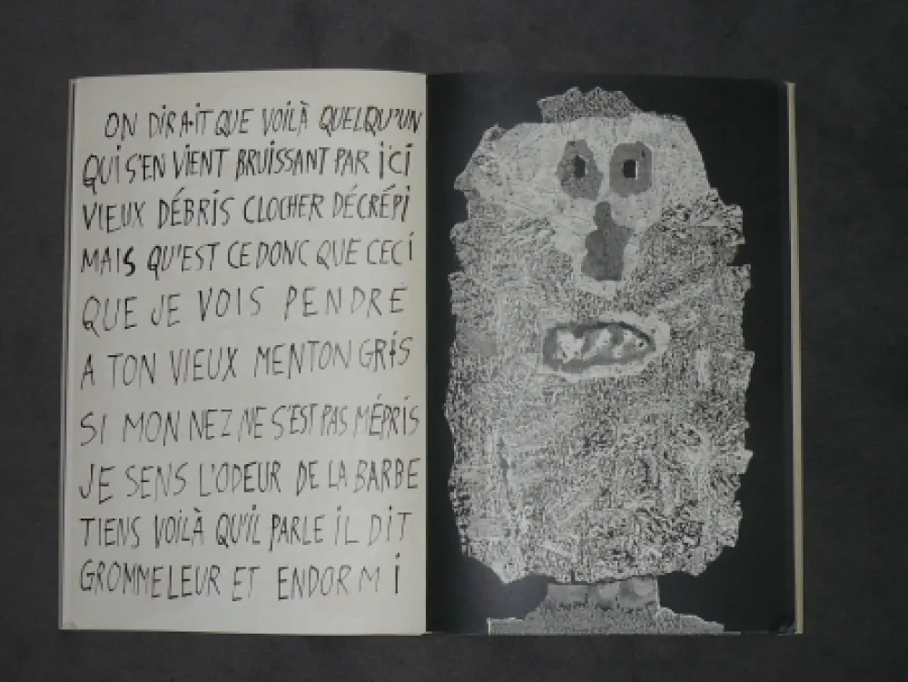 Libro Illustrato Dubuffet - La fleur de barbe