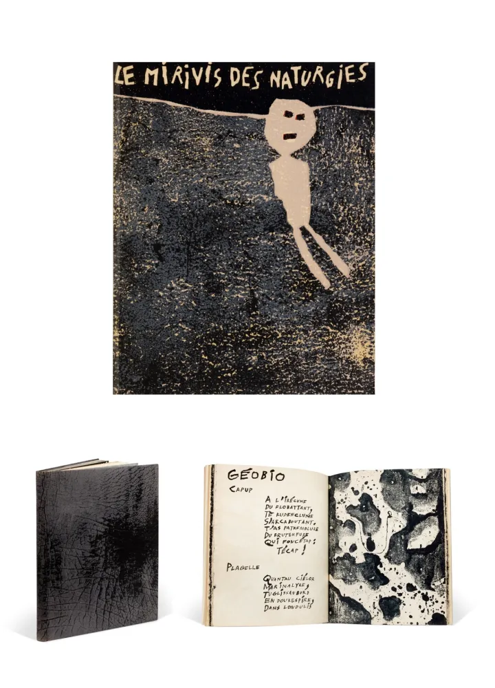Libro Illustrato Dubuffet - LE MIRIVIS DES NATURGIES. 16 lithographies originales (1962-1963)