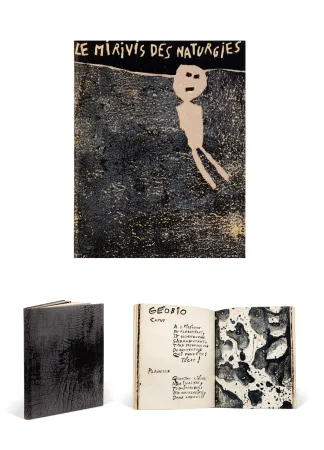Libro Illustrato Dubuffet - LE MIRIVIS DES NATURGIES. 16 lithographies originales (1962-1963)