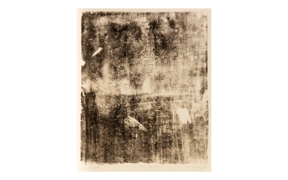 Litografia Dubuffet - MUR AUX SOUVENIRS - 1958