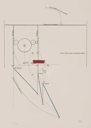 Acquaforte Duchamp - Combat de boxe