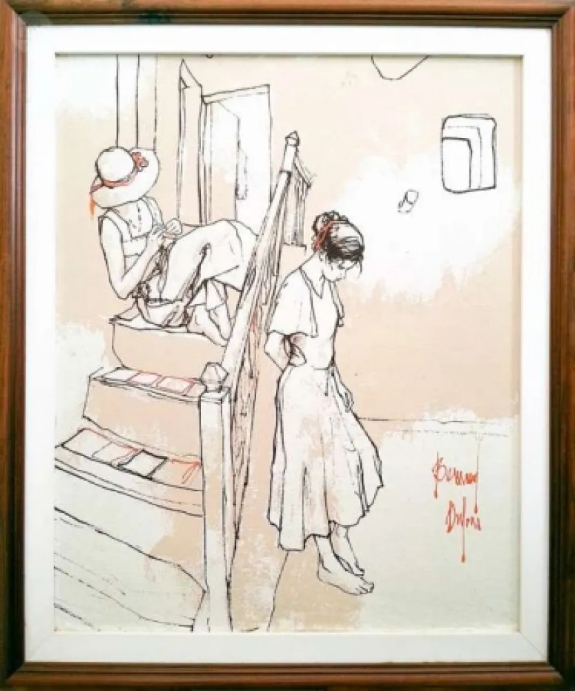 Non Tecnico Dufour  - Les filles sur les escaliers