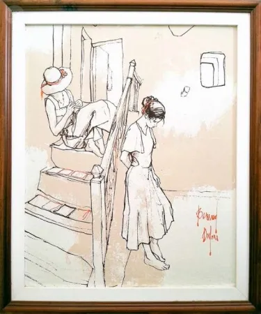 Non Tecnico Dufour  - Les filles sur les escaliers