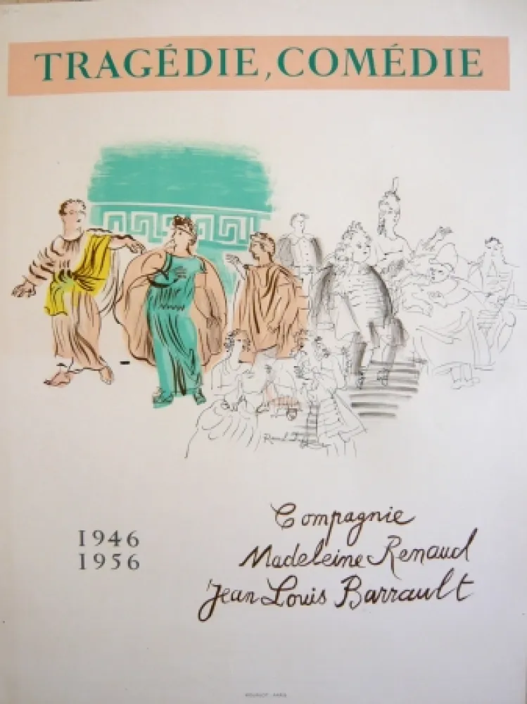Manifesti Dufy - Affiche Tragédie Comédie 