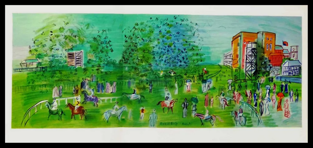 Litografia Dufy - ASCOT