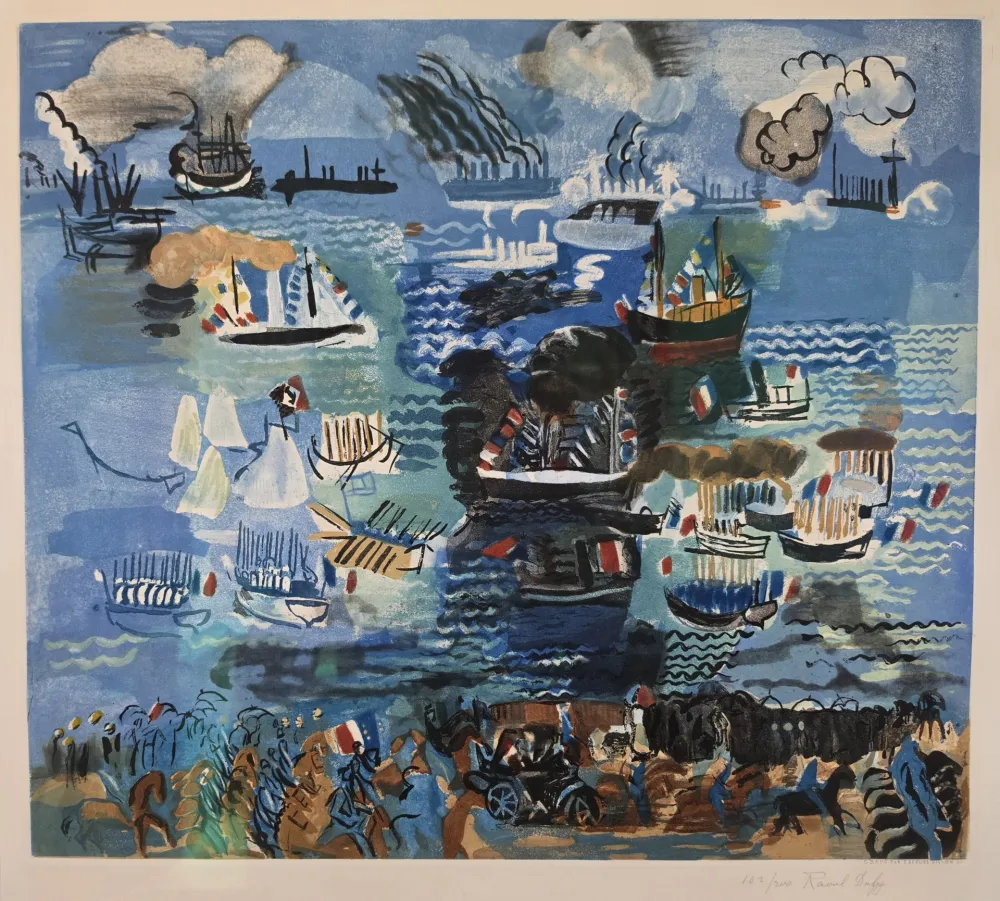 Acquatinta Dufy - Fête Nautique