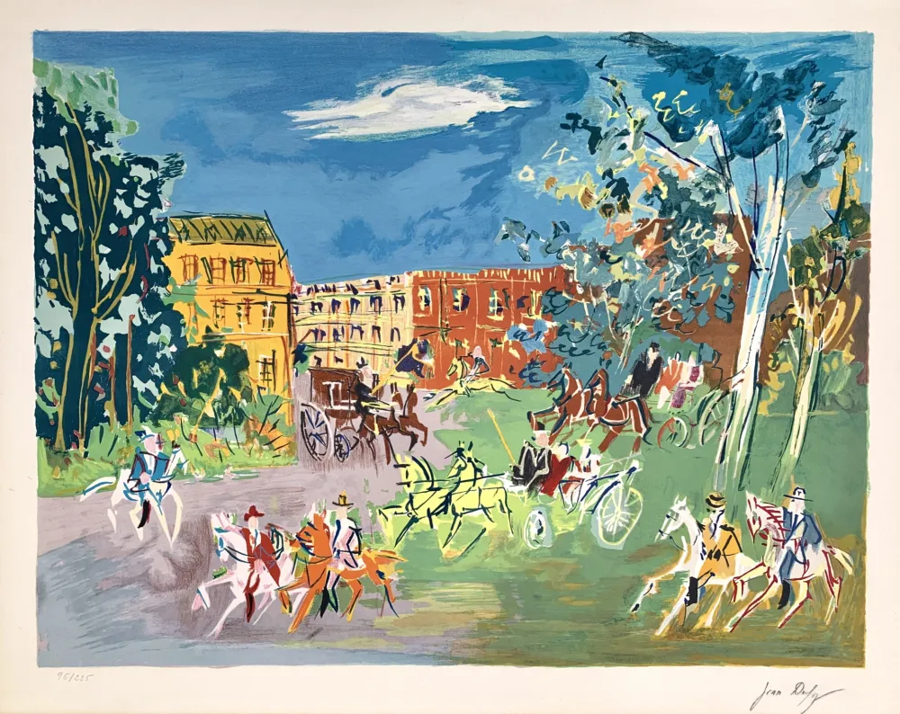 Litografia Dufy - La Promenade
