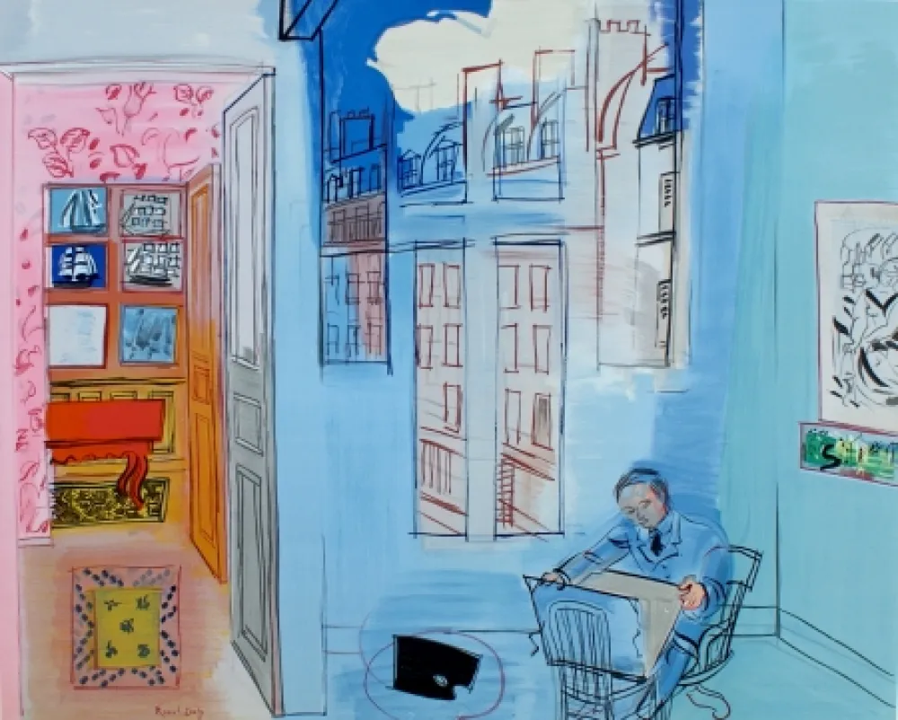Litografia Dufy - L’atelier de Impasse Guelma