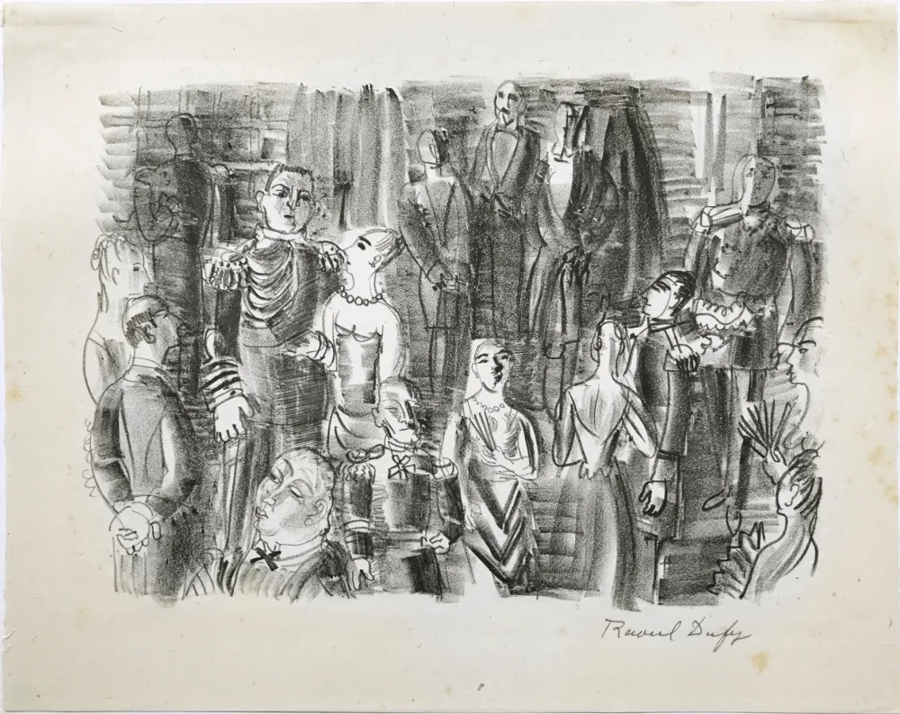 Litografia Dufy - Le Bal chez L’Amiral 
