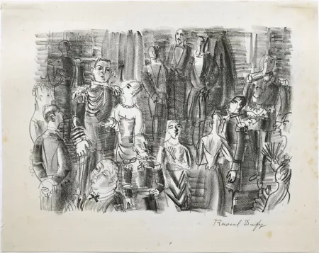 Litografia Dufy - Le Bal chez L’Amiral 