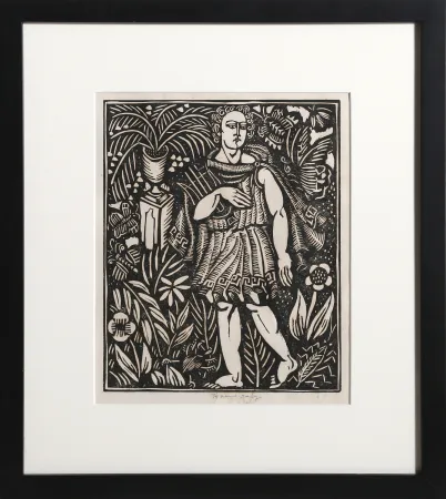 Non Tecnico Dufy - Orphée (for Le bestiaire ou Cortège d'Orphée de G. Apollinaire)