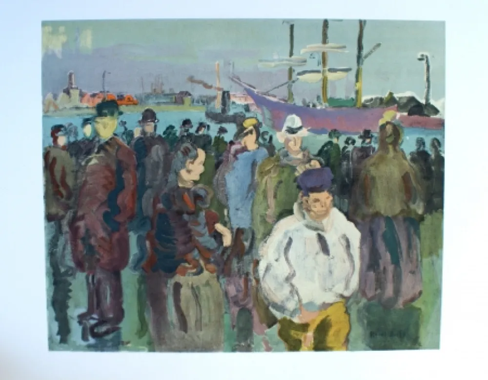 Litografia Dufy - Quia a Rouen