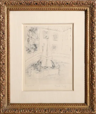 Incisione Dufy - The Fountain of Venice