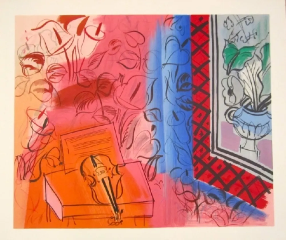 Litografia Dufy - Untitled
