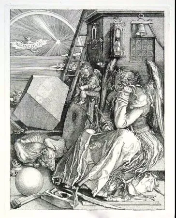 Incisione Durer - La mélancolie