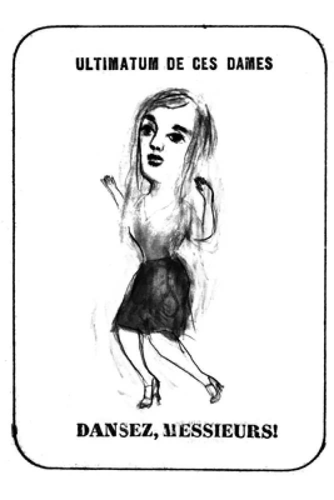 Litografia Dutertre - Ultimatum de ces dames