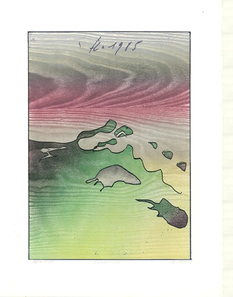 Incisione Su Legno Eggenschwiler - Cocodrillo