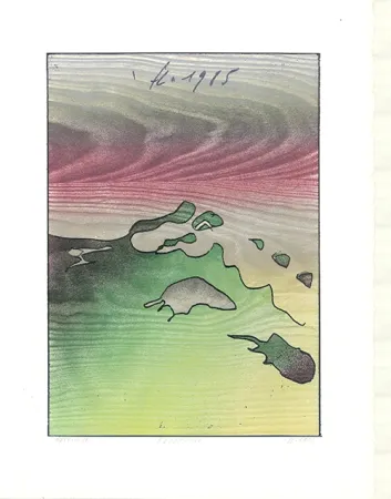 Incisione Su Legno Eggenschwiler - Cocodrillo