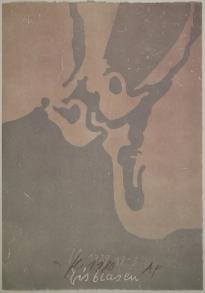 Incisione Su Legno Eggenschwiler - Eisblasen