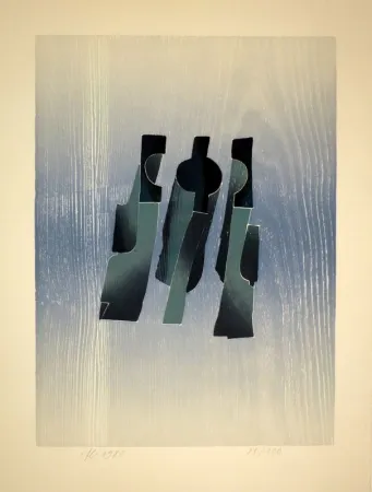 Incisione Su Legno Eggenschwiler - Lettern