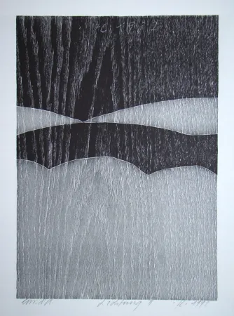 Incisione Su Legno Eggenschwiler - Lichtung II.