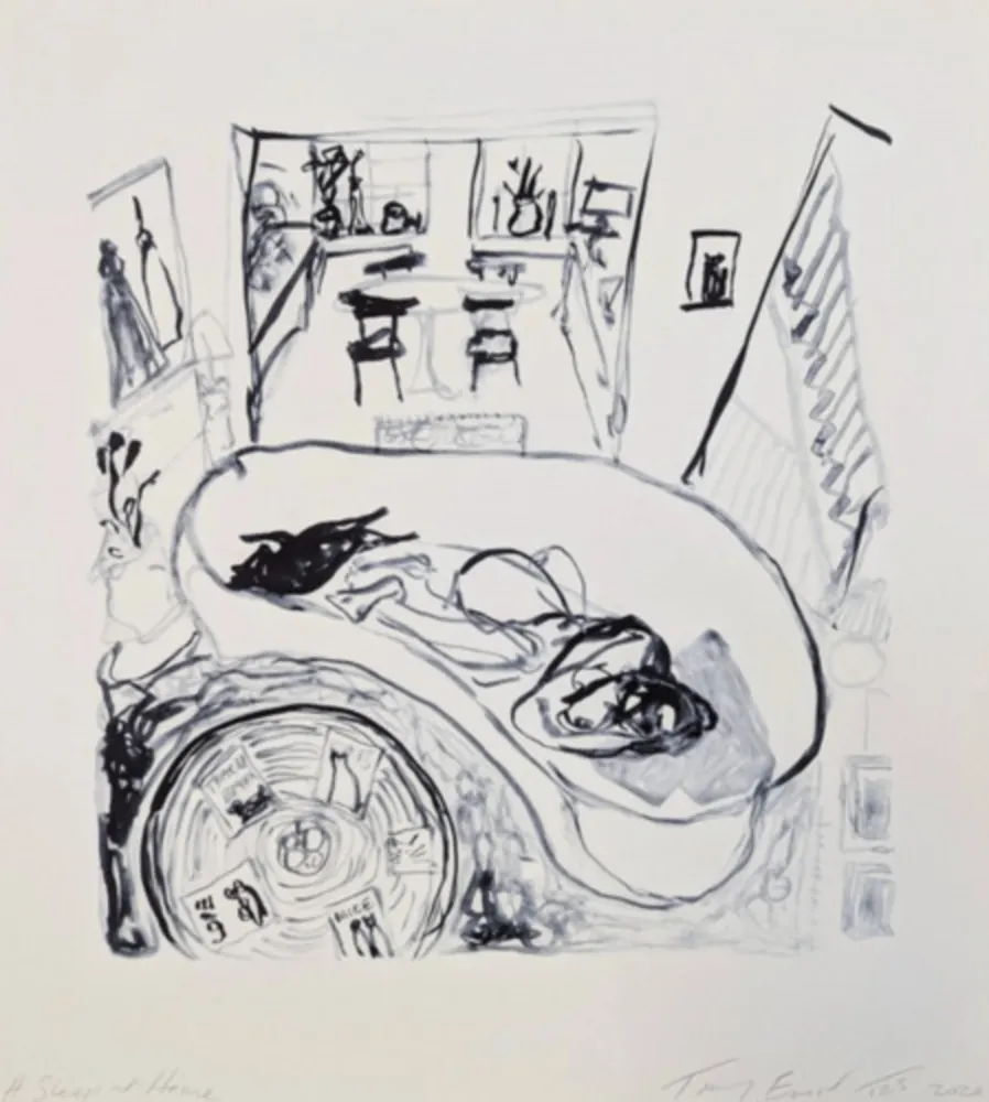 Litografia Emin - A Sleep at Home