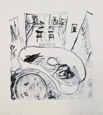 Litografia Emin - A Sleep at Home