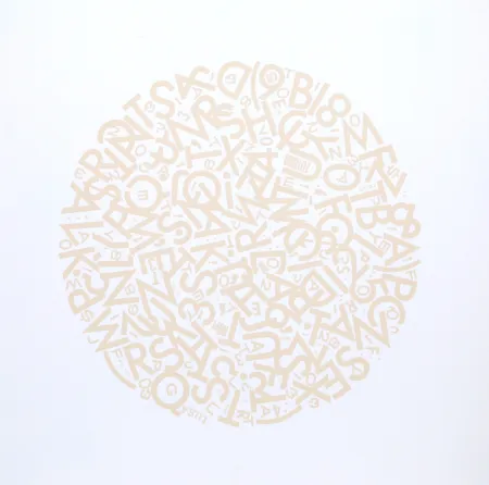 Non Tecnico Engel - The Alphabet (beige)