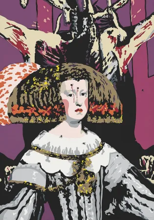 Serigrafia Equipo Cronica - Mariana y las moscas, from Compositions Series