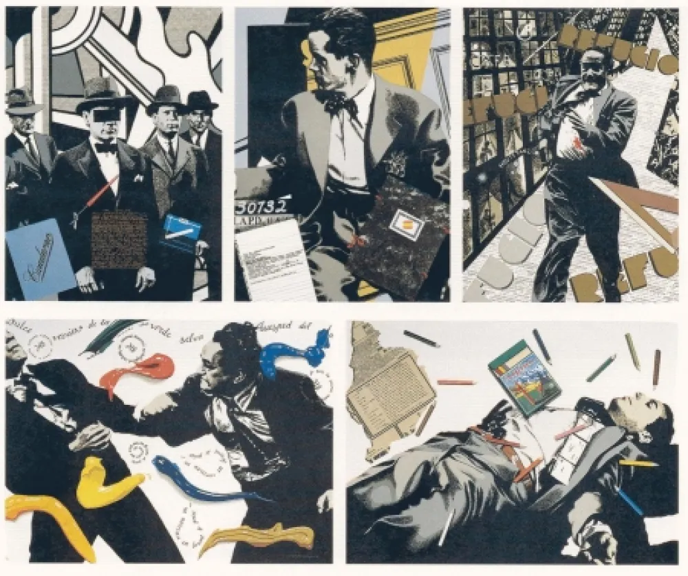 Serigrafia Equipo Cronica - Serie Negra