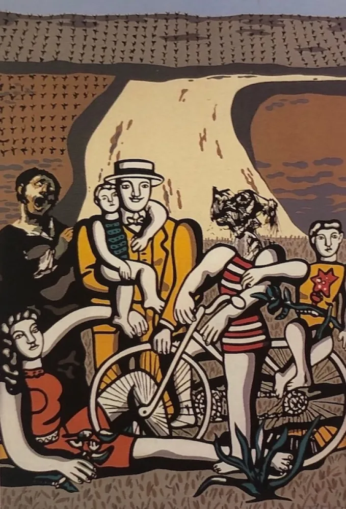 Serigrafia Equipo Cronica - Un día en el campo (carpeta Conmpositions)