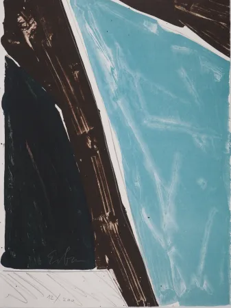 Litografia Erben - Les Jours Tombent (Die Tage fallen)