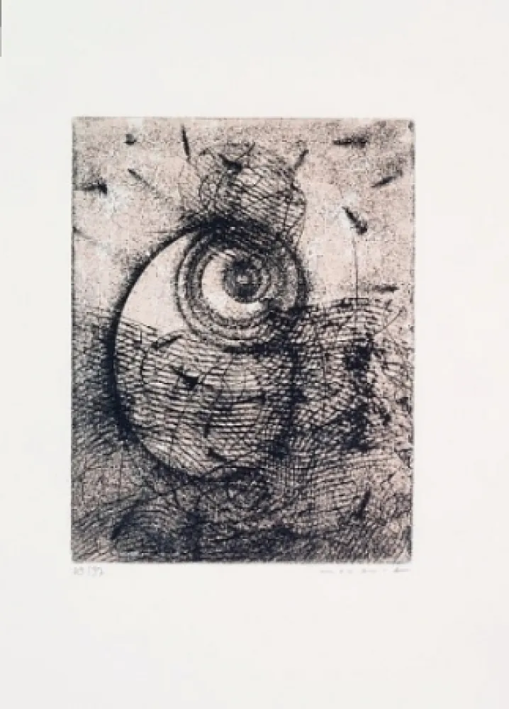 Acquaforte E Acquatinta Ernst - Hommage à Rimbaud 