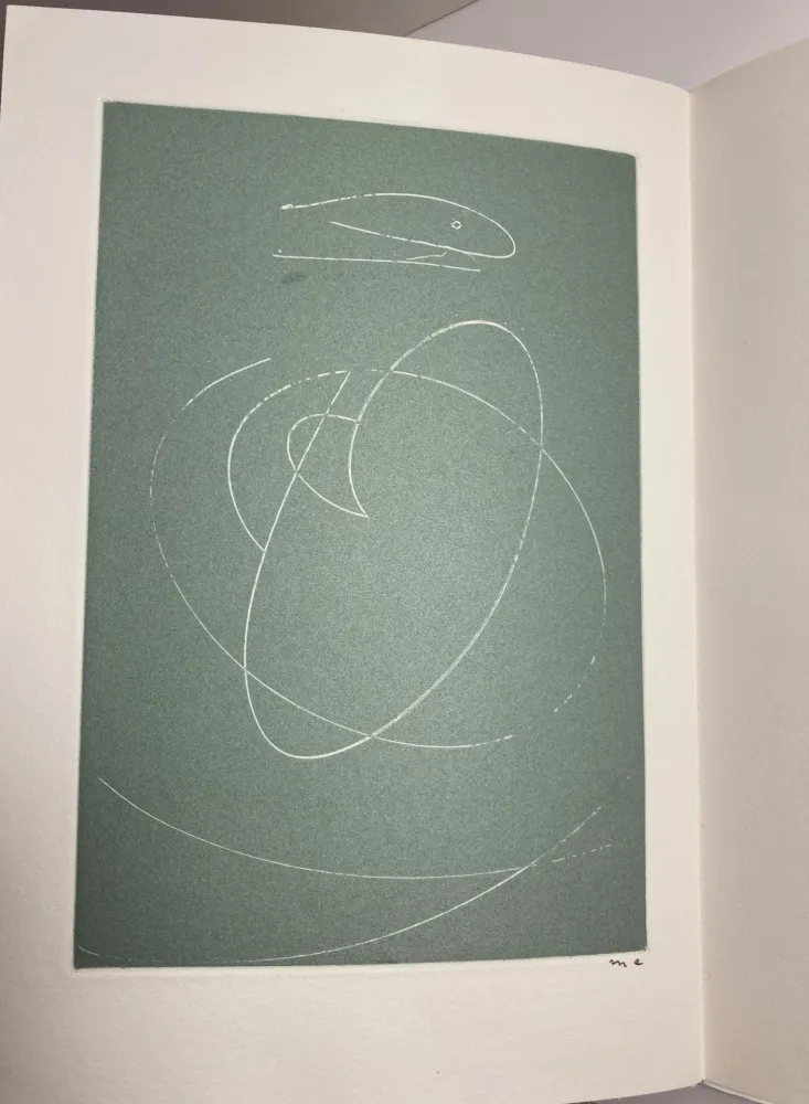 Acquaforte Ernst -  Le Musée de l'Homme, suivi de la Pêche au soleil Levant. 