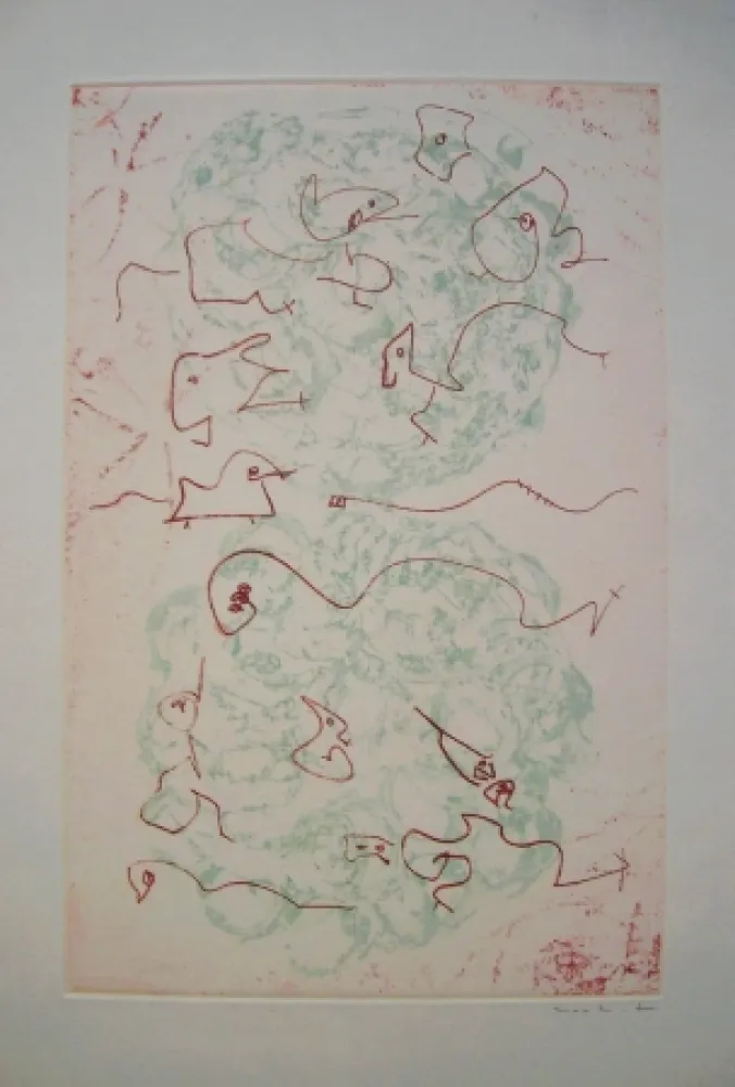 Acquaforte E Acquatinta Ernst - Les Chiens Ont Soif